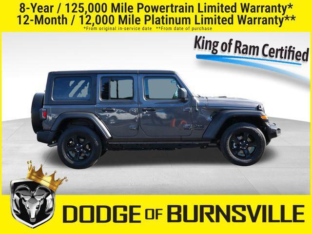 used 2022 Jeep Wrangler Unlimited car, priced at $32,000