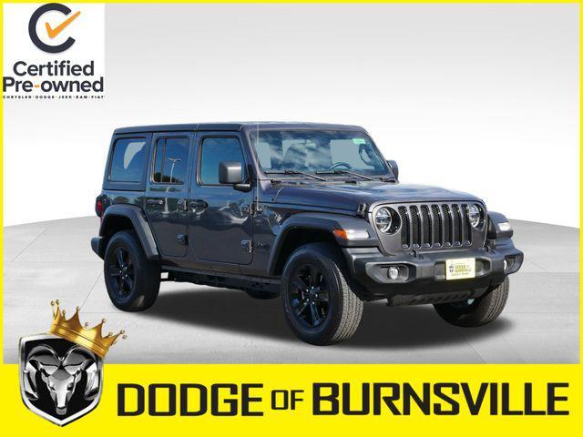 used 2022 Jeep Wrangler Unlimited car, priced at $34,700