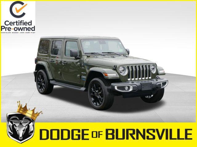 used 2021 Jeep Wrangler Unlimited 4xe car, priced at $31,000