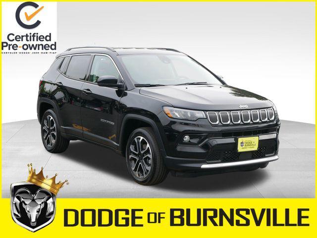 used 2022 Jeep Compass car, priced at $23,500