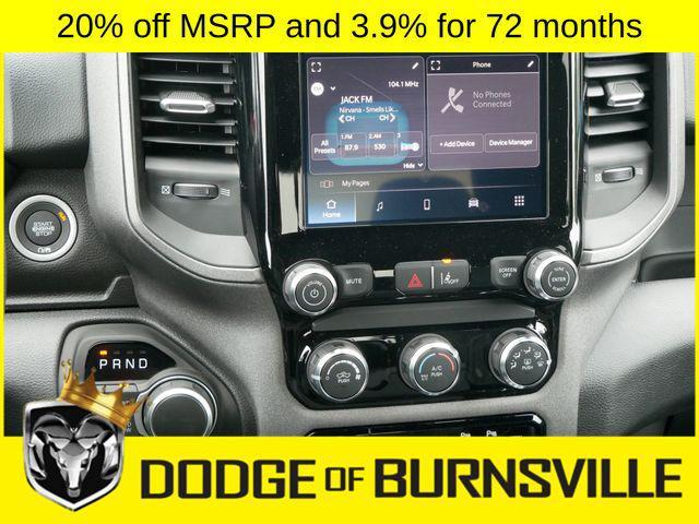 new 2025 Ram 1500 car, priced at $41,597