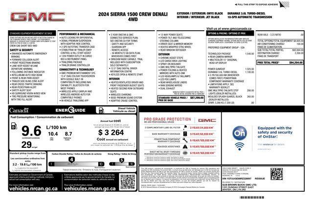 used 2024 GMC Sierra 1500 car, priced at $61,599