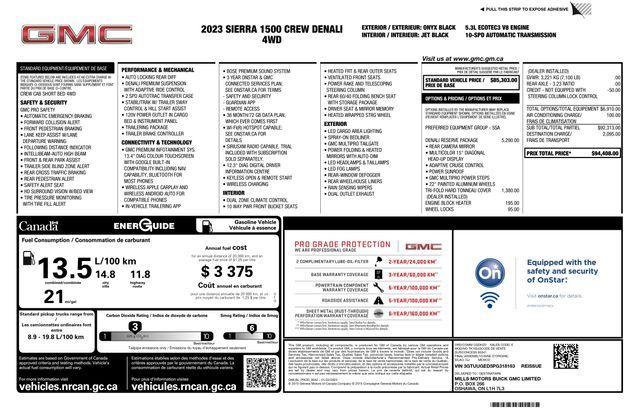 used 2023 GMC Sierra 1500 car, priced at $53,993