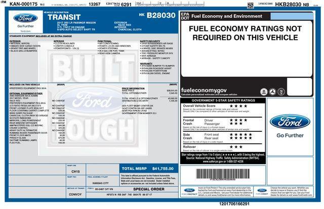 used 2017 Ford Transit-350 car, priced at $24,293