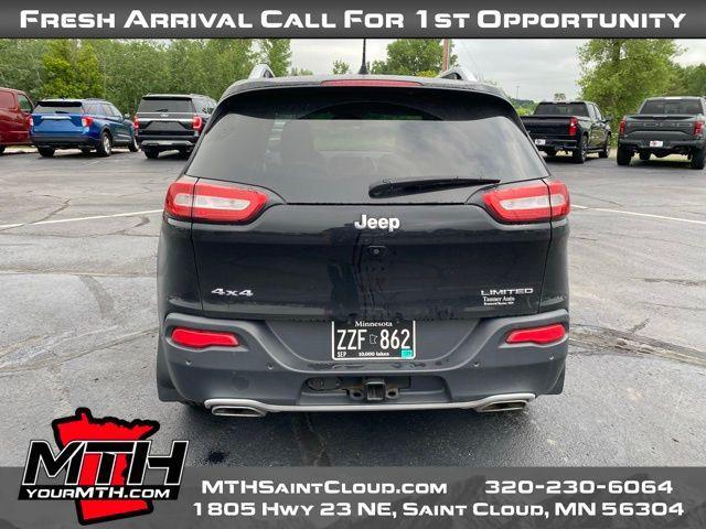 used 2018 Jeep Cherokee car, priced at $18,899