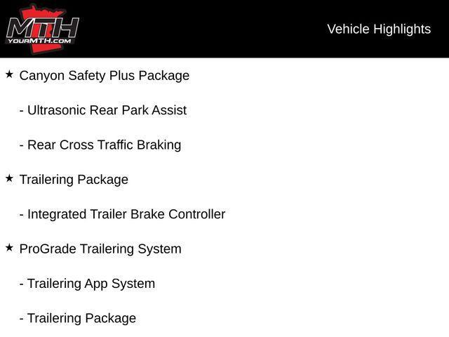 used 2024 GMC Canyon car, priced at $41,193