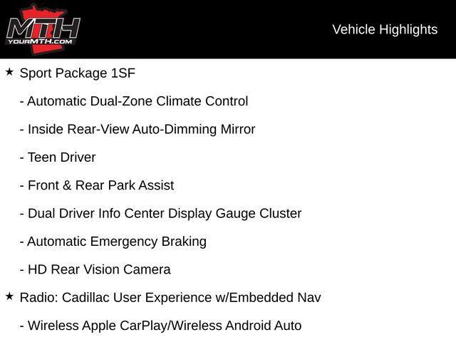 used 2023 Cadillac XT5 car, priced at $35,693