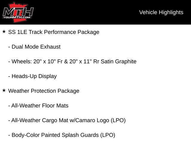 used 2022 Chevrolet Camaro car, priced at $42,793