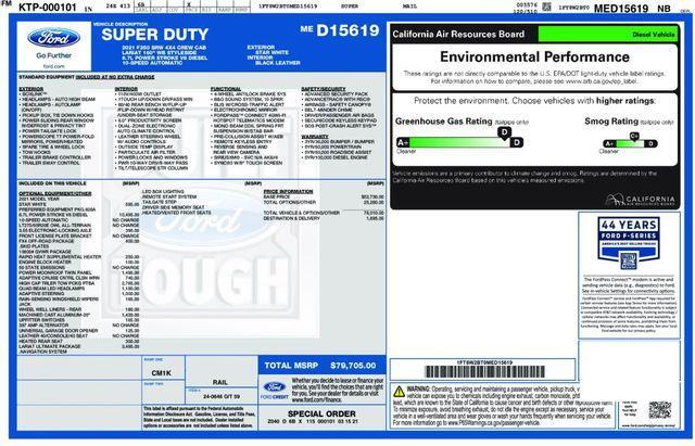 used 2021 Ford F-250 car, priced at $75,693