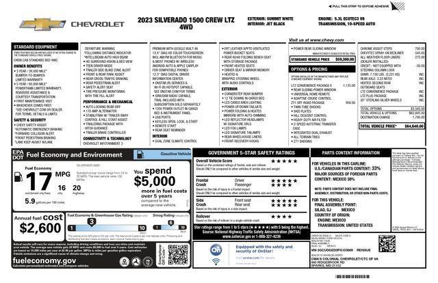 used 2023 Chevrolet Silverado 1500 car, priced at $31,693