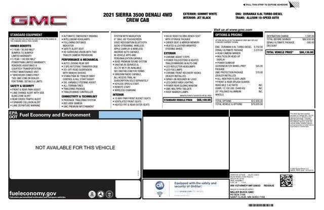used 2021 GMC Sierra 3500 car, priced at $50,793