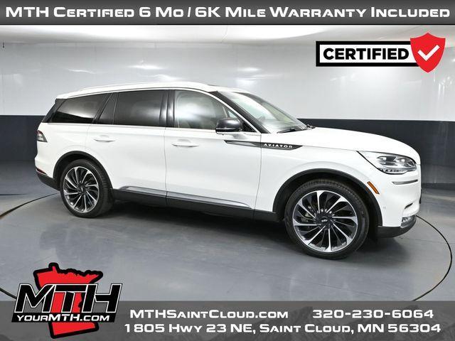 used 2021 Lincoln Aviator car, priced at $43,500