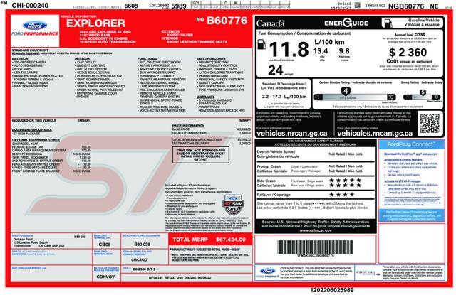 used 2022 Ford Explorer car, priced at $36,993