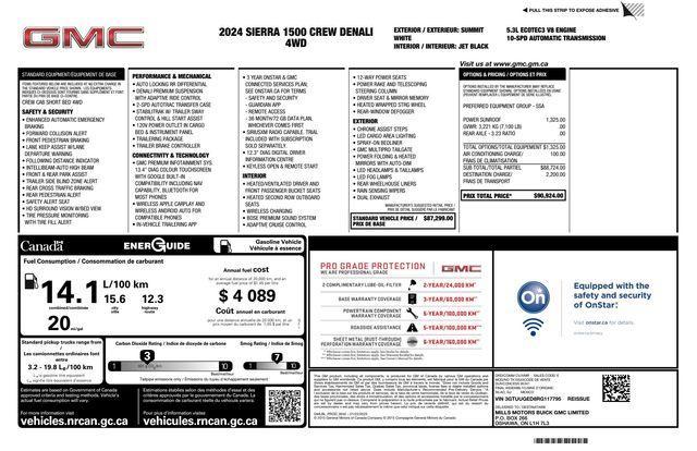 used 2024 GMC Sierra 1500 car, priced at $61,299