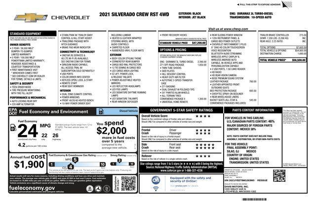 used 2021 Chevrolet Silverado 1500 car, priced at $36,399