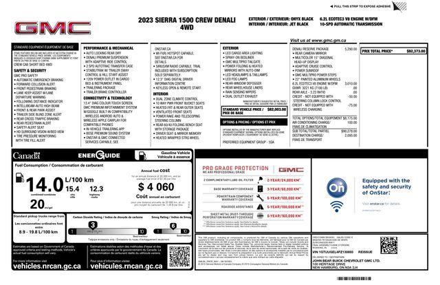 used 2023 GMC Sierra 1500 car, priced at $57,899