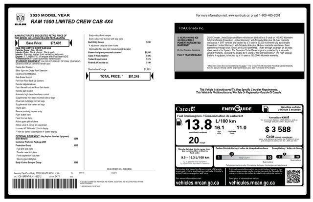 used 2020 Ram 1500 car, priced at $35,993