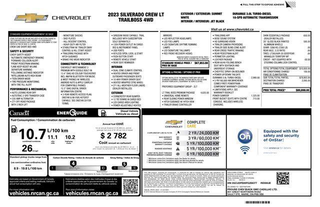 used 2023 Chevrolet Silverado 1500 car, priced at $50,799