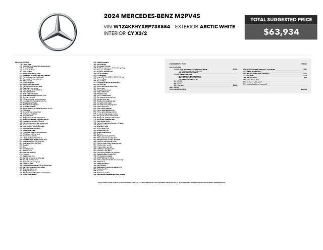 used 2024 Mercedes-Benz Sprinter 2500 car, priced at $45,593