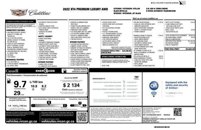 used 2022 Cadillac XT4 car, priced at $26,893