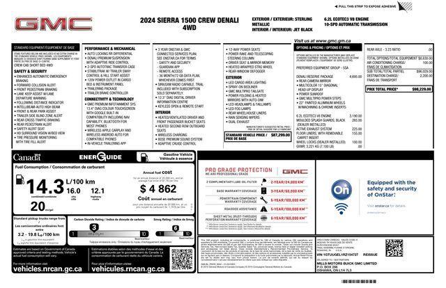 used 2024 GMC Sierra 1500 car, priced at $60,899