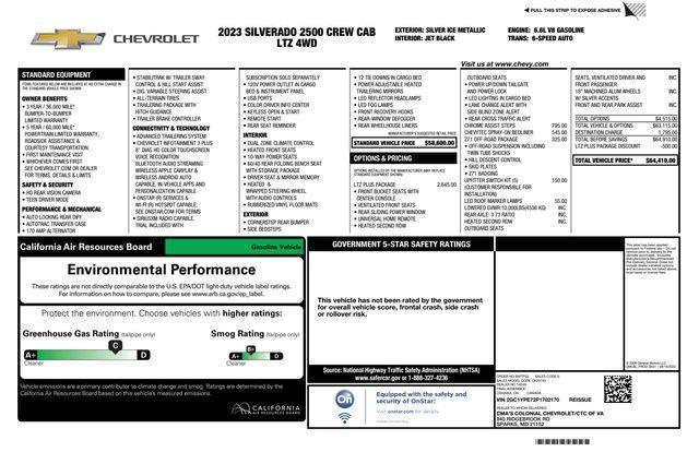 used 2023 Chevrolet Silverado 2500 car, priced at $44,993