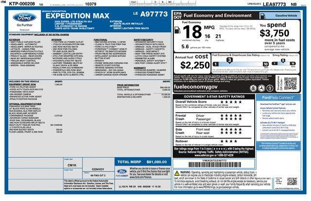 used 2020 Ford Expedition Max car, priced at $34,593