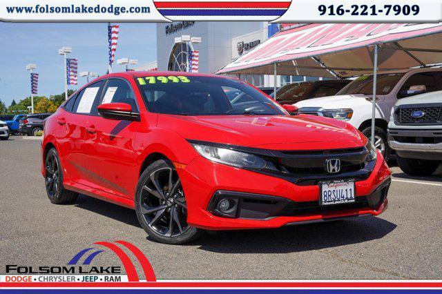 used 2020 Honda Civic car, priced at $17,900