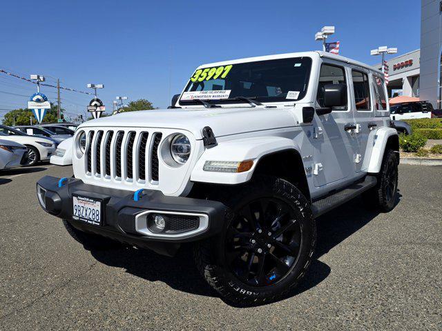 used 2022 Jeep Wrangler Unlimited 4xe car, priced at $33,822