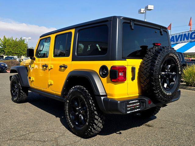 used 2021 Jeep Wrangler car, priced at $36,900