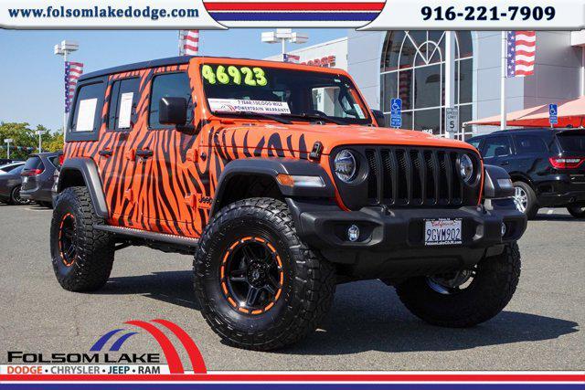 used 2023 Jeep Wrangler car, priced at $37,653