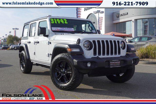 used 2020 Jeep Wrangler Unlimited car, priced at $31,900