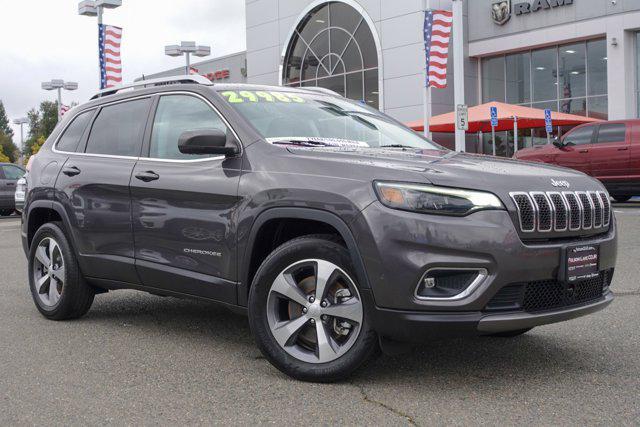 used 2021 Jeep Cherokee car, priced at $29,900