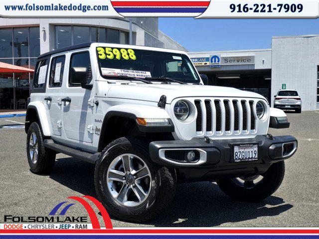 used 2021 Jeep Wrangler Unlimited car, priced at $35,900