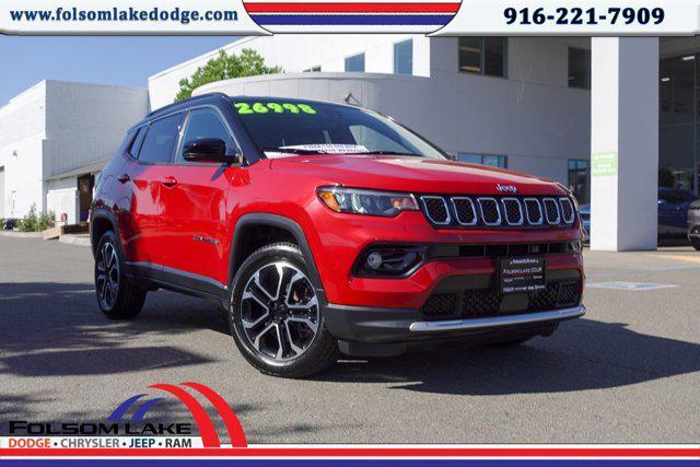 used 2023 Jeep Compass car, priced at $26,900