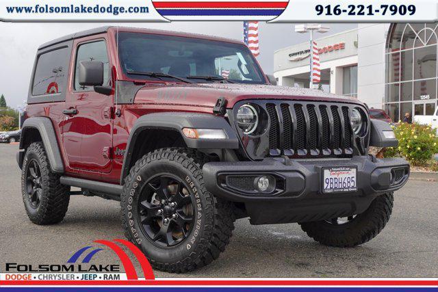 used 2022 Jeep Wrangler car, priced at $36,900