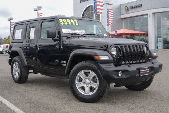 used 2021 Jeep Wrangler Unlimited car, priced at $33,900