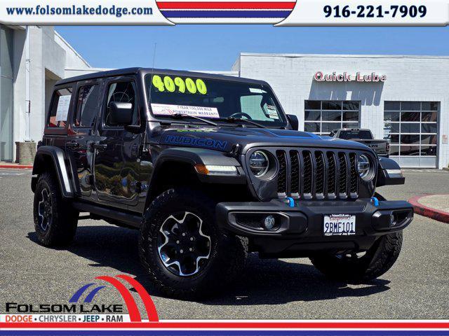 used 2022 Jeep Wrangler Unlimited 4xe car, priced at $40,900
