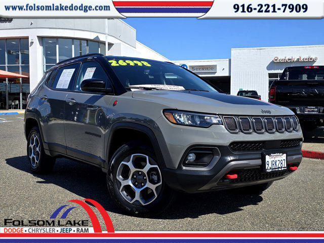 used 2022 Jeep Compass car, priced at $25,900