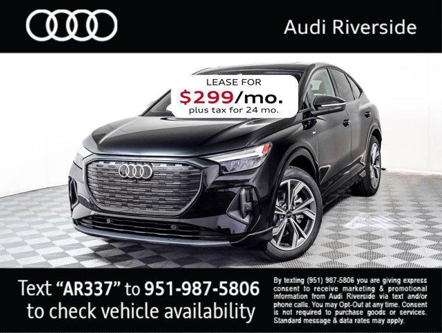 new 2025 Audi Q4 e-tron Sportback car, priced at $63,335