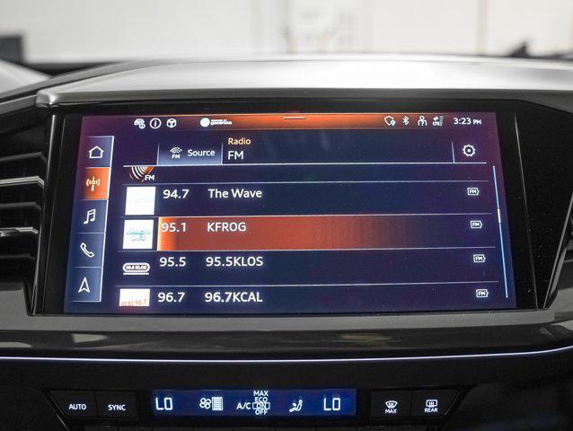 new 2025 Audi Q4 e-tron Sportback car, priced at $63,335