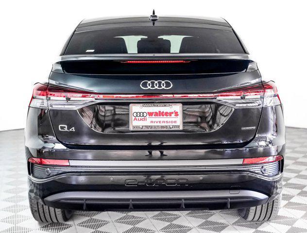 new 2025 Audi Q4 e-tron Sportback car, priced at $63,335