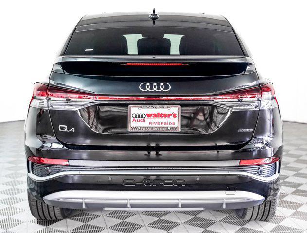 new 2025 Audi Q4 e-tron Sportback car, priced at $62,475