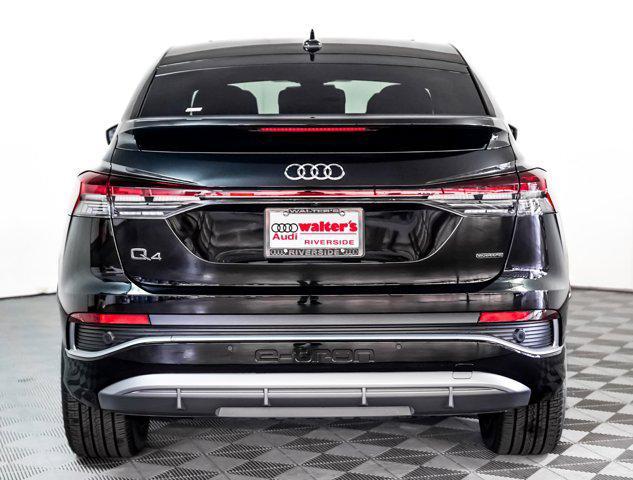 new 2025 Audi Q4 e-tron Sportback car, priced at $62,285