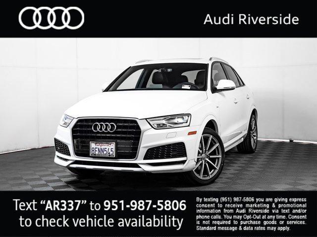 used 2018 Audi Q3 car, priced at $17,500