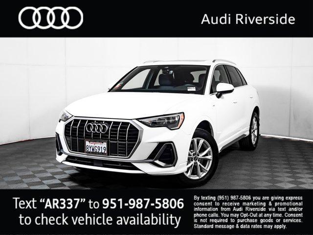 used 2022 Audi Q3 car, priced at $30,500