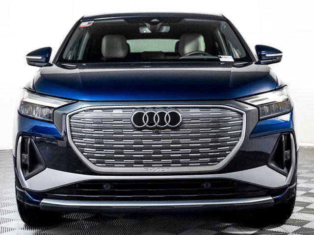 new 2025 Audi Q4 e-tron Sportback car, priced at $62,285