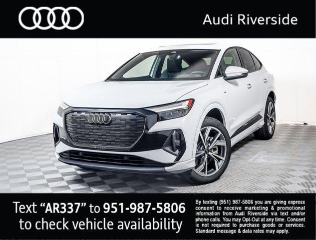 used 2023 Audi Q4 e-tron Sportback car, priced at $34,800
