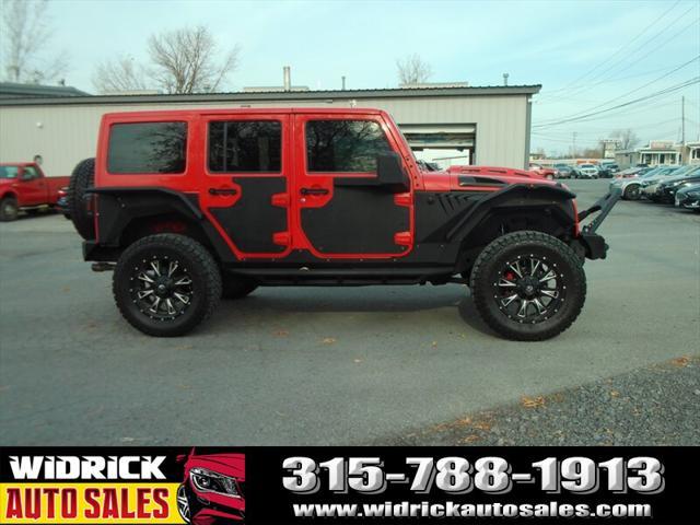 used 2018 Jeep Wrangler JK Unlimited car, priced at $24,999