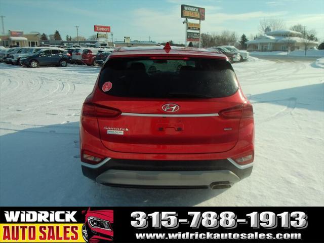 used 2020 Hyundai Santa Fe car, priced at $16,999